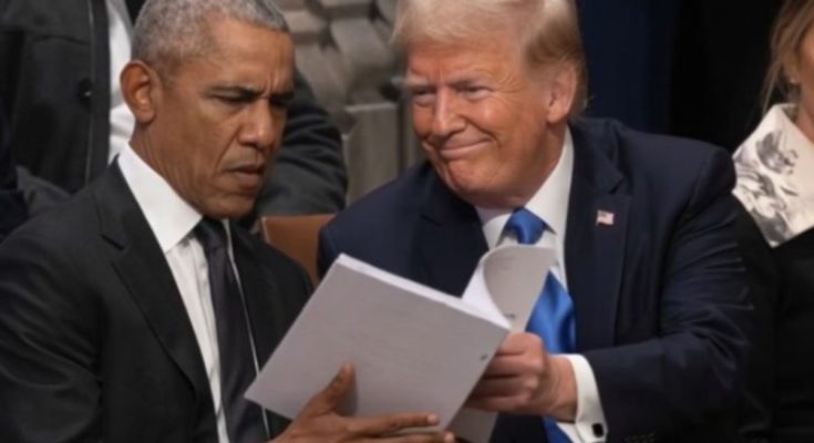 Trump Obama clash televised interview
