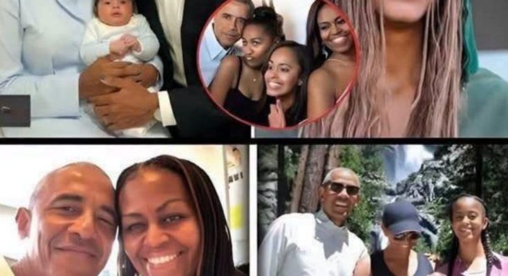 Michelle Obama Malia newborn